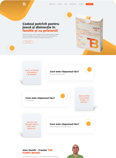 Landing Page - The Funny Brand